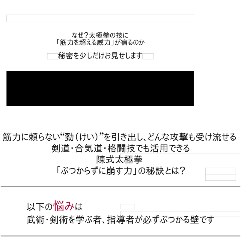 武術の核心にある身体の使い方～体軸・支点 ・動きの質を高める身体メソッド～【陳式太極拳・秀武館武術師範　池田秀幸　指導・監修】