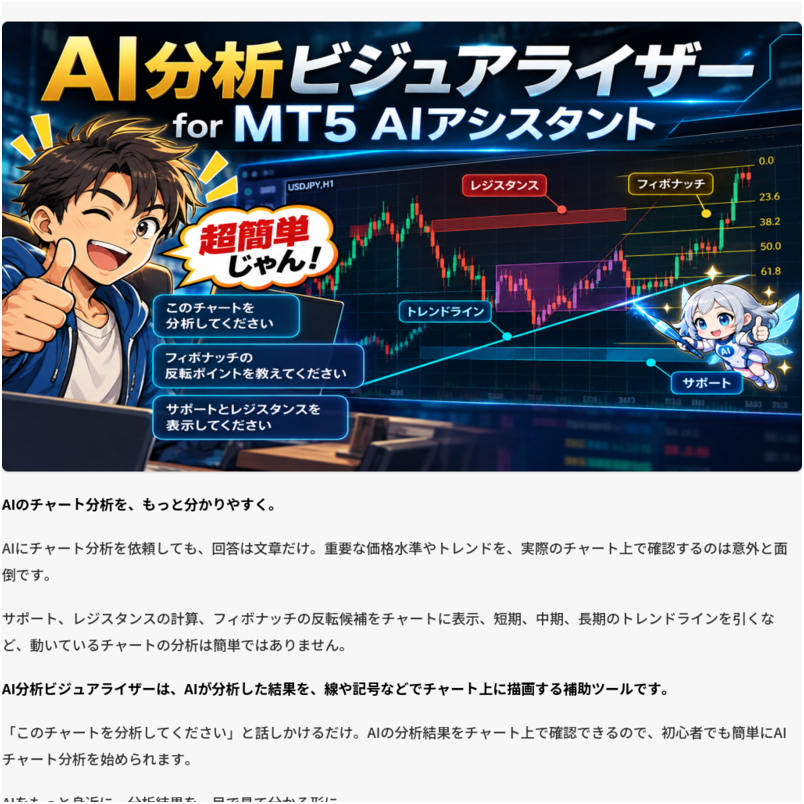 AI分析ビジュアライザー for MT5 AIアシスタント