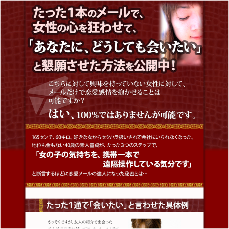 恋愛メール大百科 ～彼女のココロを遠隔操作する技術
