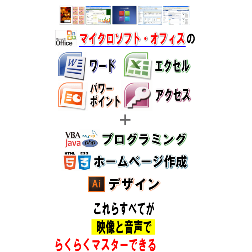 動画パソコン教室！【楽ぱそDVDフルセット】2016