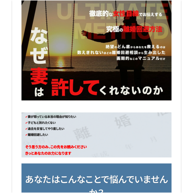 女性が書いた男性のための離婚回避マニュアル～妻と絶対に離婚したくないあなたへ～